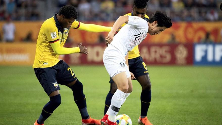 Kang-In Lee, en la semifinal del Mundial ante Senegal.