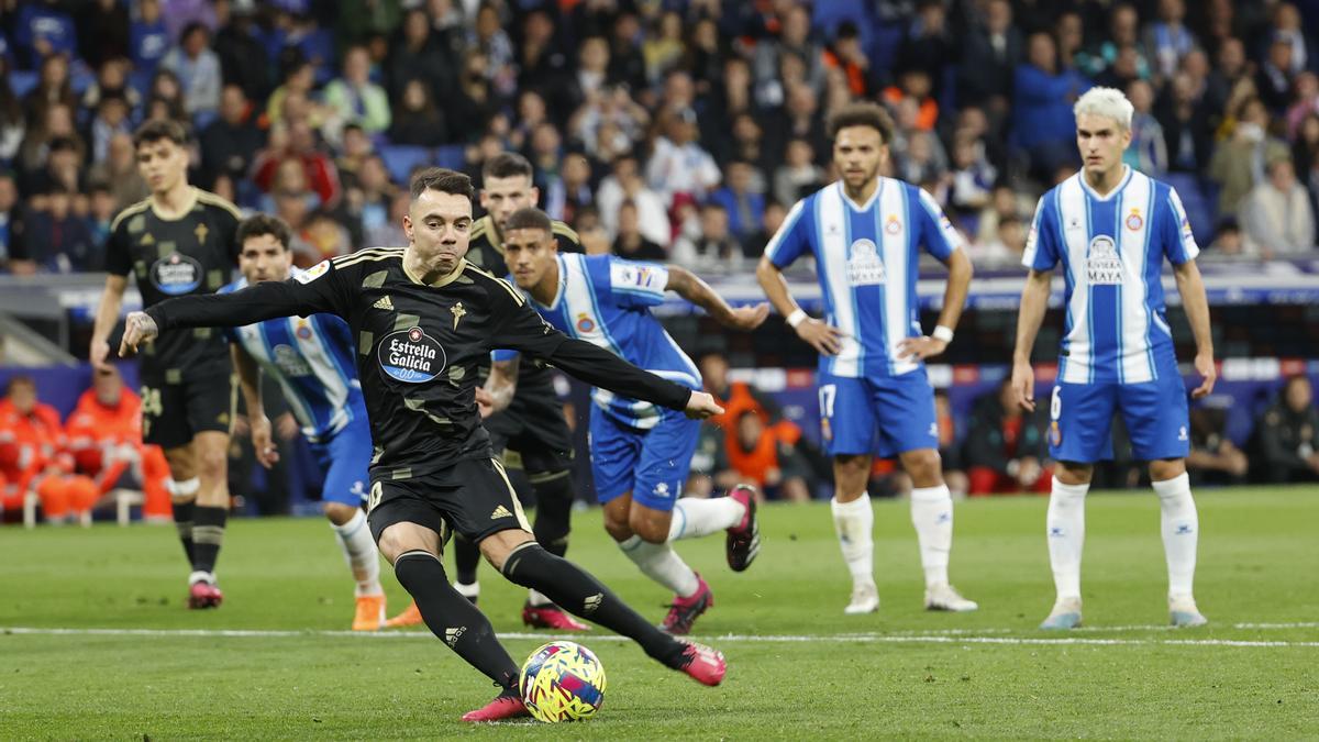 Las mejores imágenes del partido entre el Espanyol y el Celta