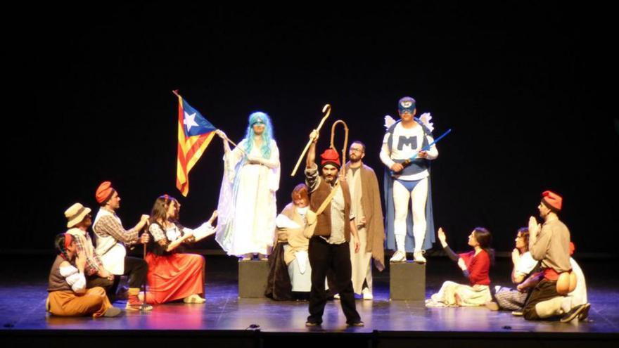 «Els Pastorets» del Monturiol encenen la metxa a Cistella