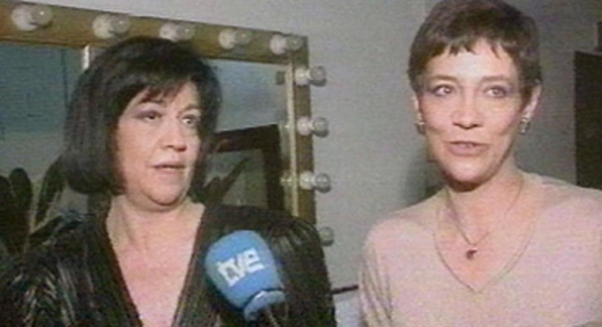 L’actriu Glòria Roig, a l’esquerra, amb la seva germana Montserrat. L’actriu Glòria Roig, a l’esquerra, amb la seva germana Montserrat.