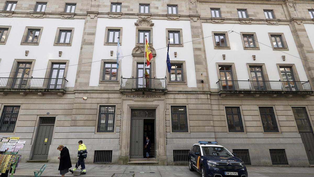 La sede de la Audiencia de Pontevedra, donde se celebró el juicio.