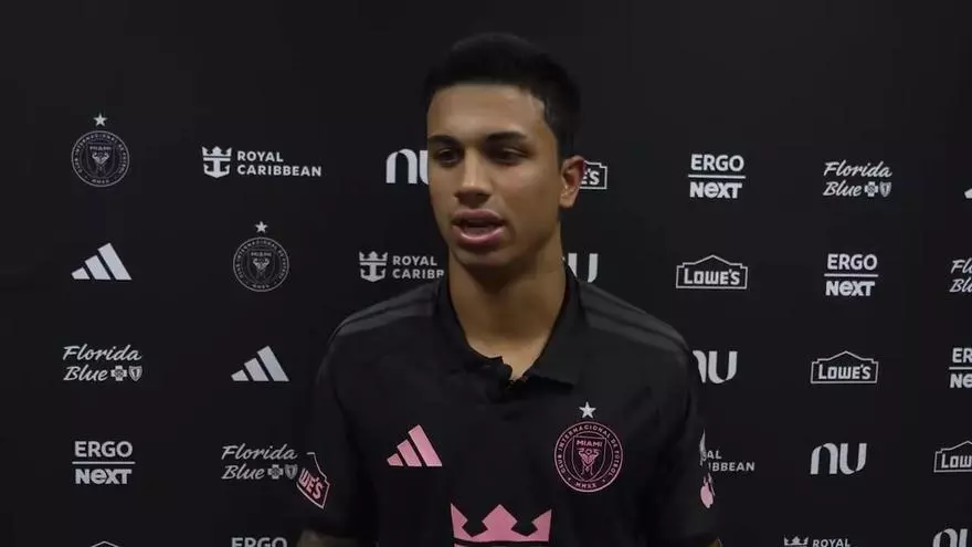 César Abadia "Cheche" sobre su debut oficial con el primero equipo de Inter Miami CF: “Es un sueño y una bendición”.