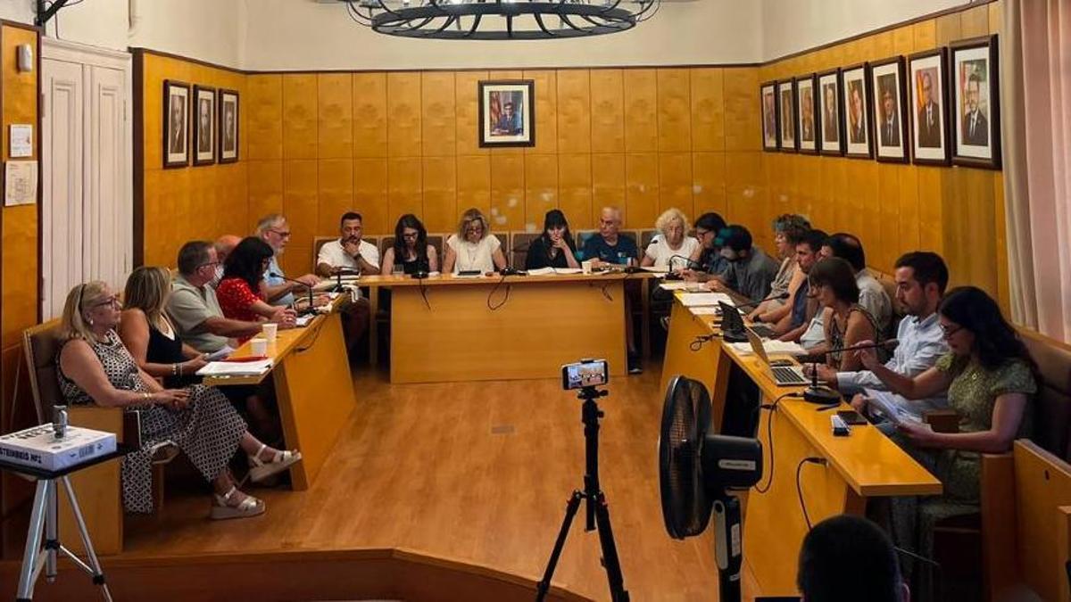 El ple de l'Ajuntament de Palafrugell del mes de juliol.