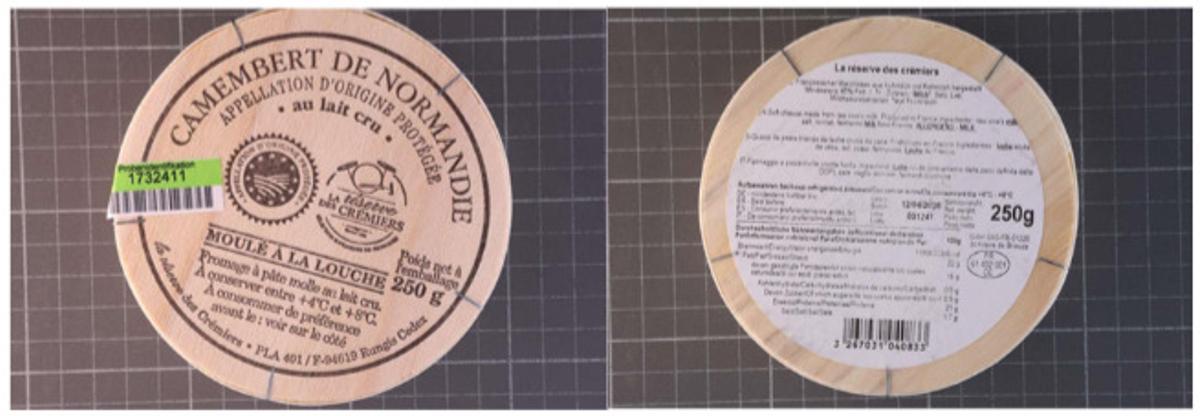 El queso afectado.