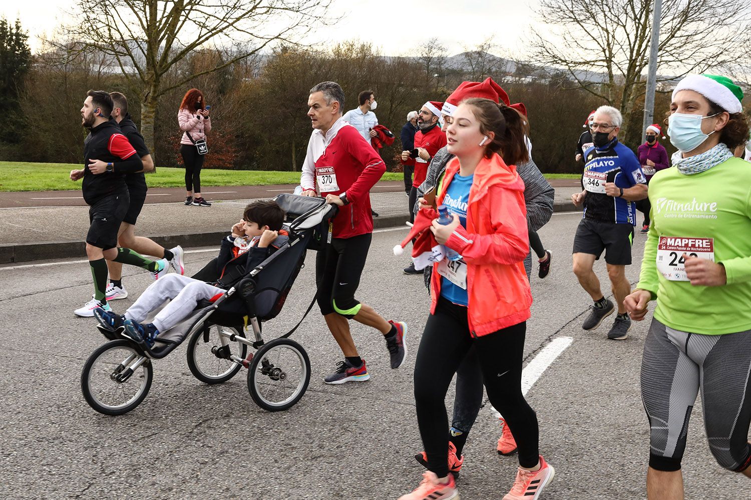 La carrera Popular de Nochebuena de Gijón