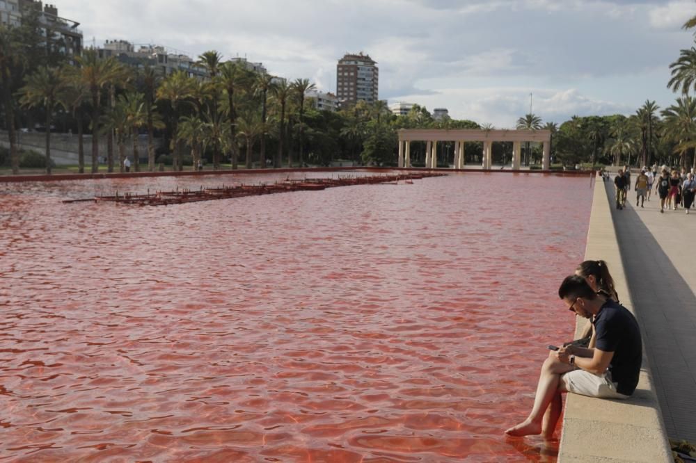 Cómo era y cómo es la fuente del Palau de la Música