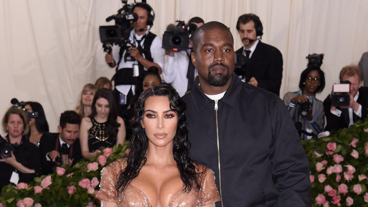 Kim Kardashian y Kanye West en la Gala Met 2019