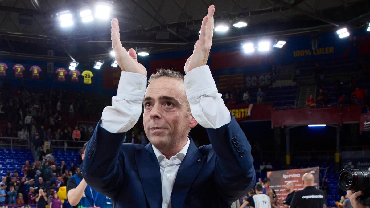 El Palau ovacionó a Óscar Orellana