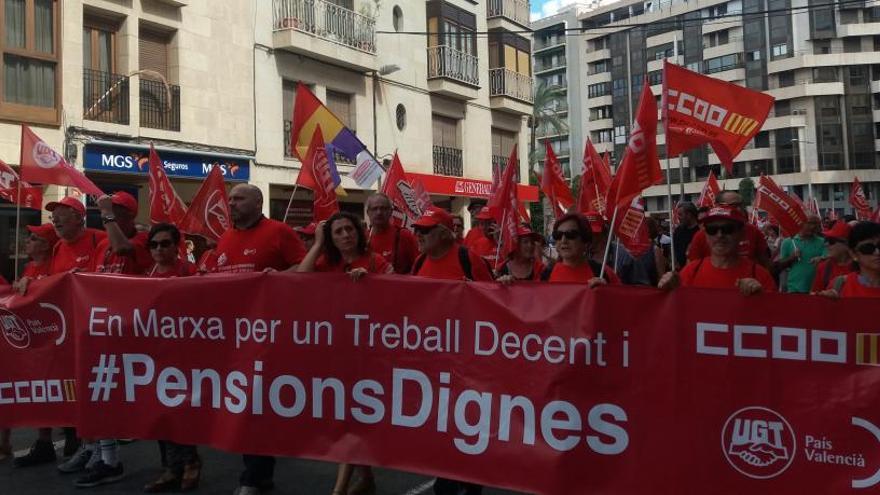 Elche secunda la marcha por las pensiones dignas