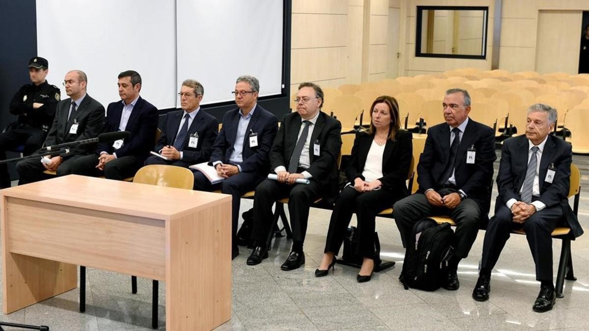 Juicio a la excúpula de la CAM en la Audiencia Nacional.