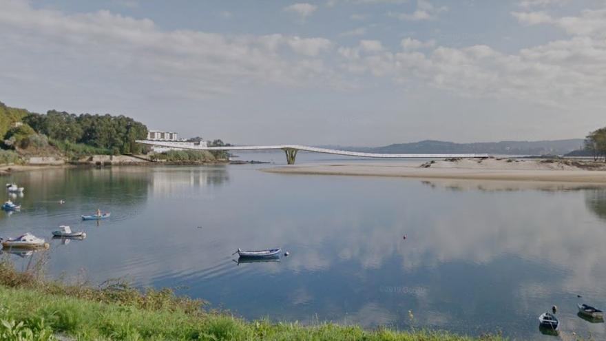 Recreación de la pasarela sobre la ría de A Coruña que proyecta la Xunta.