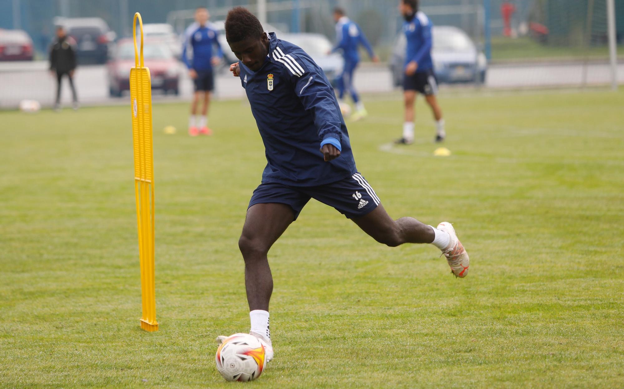 Las imágenes del entrenamiento del Oviedo