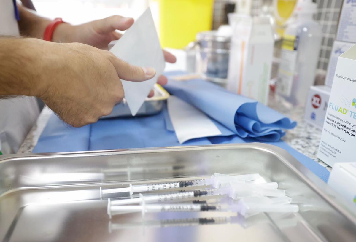 Vacunación en los centros de salud