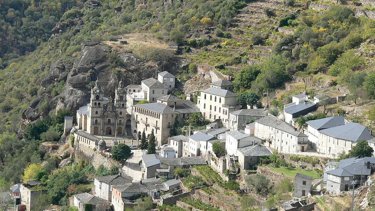 Vista de la parroquia de As Ermidas, en O Bolo (Ourense)