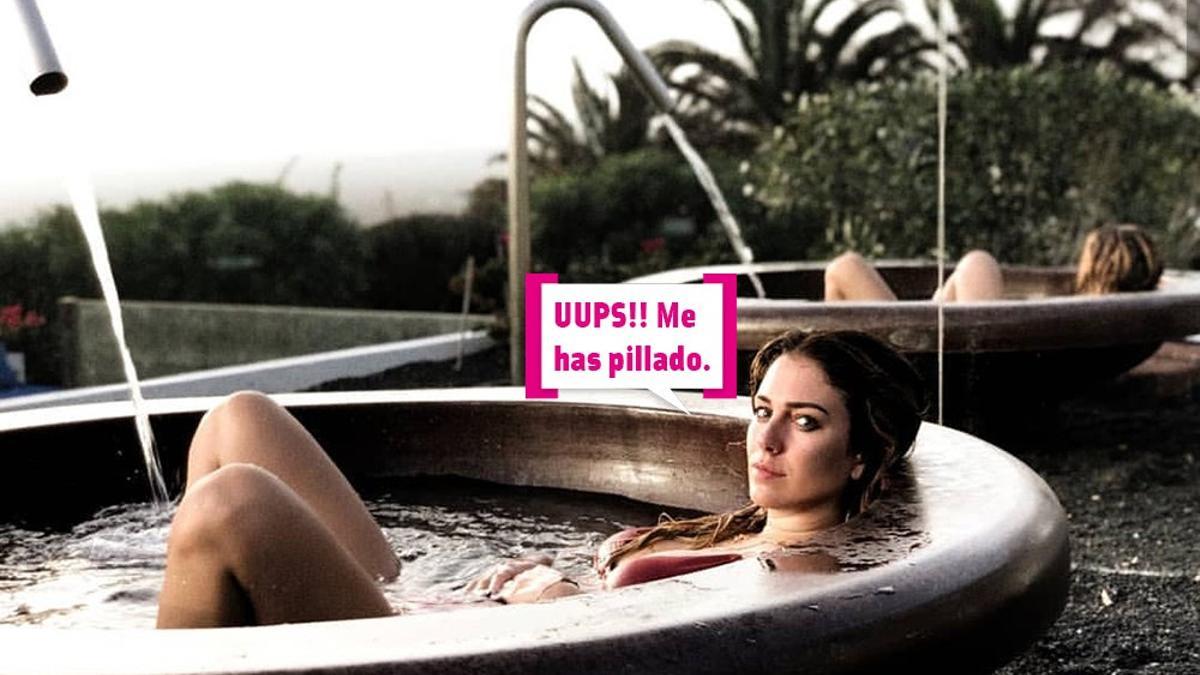 Blanca Suárez, en el jacuzzi de Jon Kortajarena