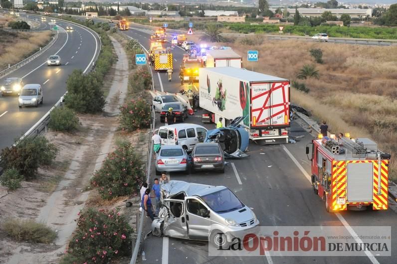 Grave accidente en Sangonera la Seca