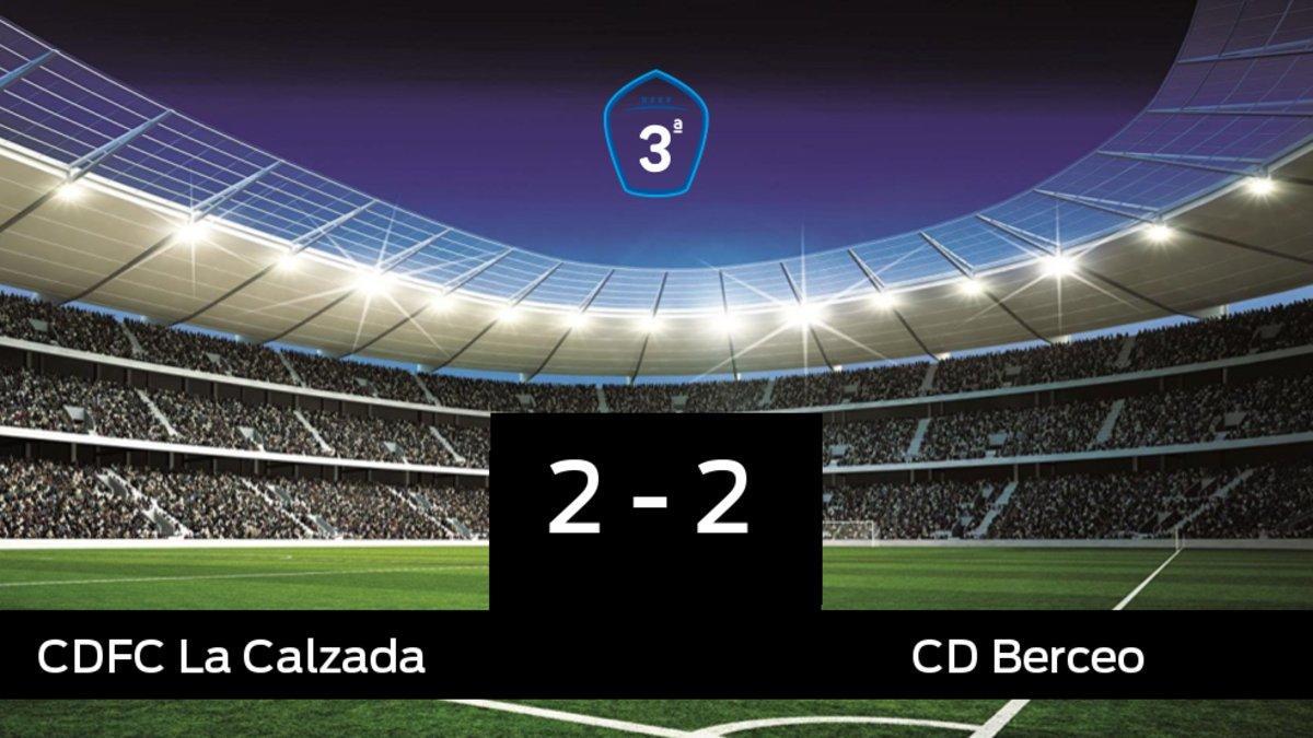 Empate (2-2) entre La Calzada y el Berceo