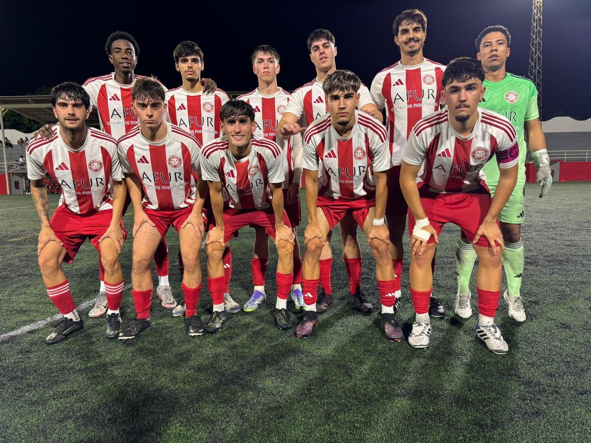 Formación inicial del CD Listán Santa Úrsula.