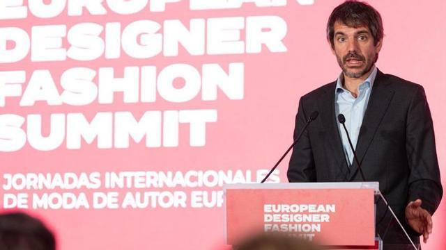 Ernest Urtasun, en les jornades de moda d’autor, ahir a Barcelona. | MANU MITRU
