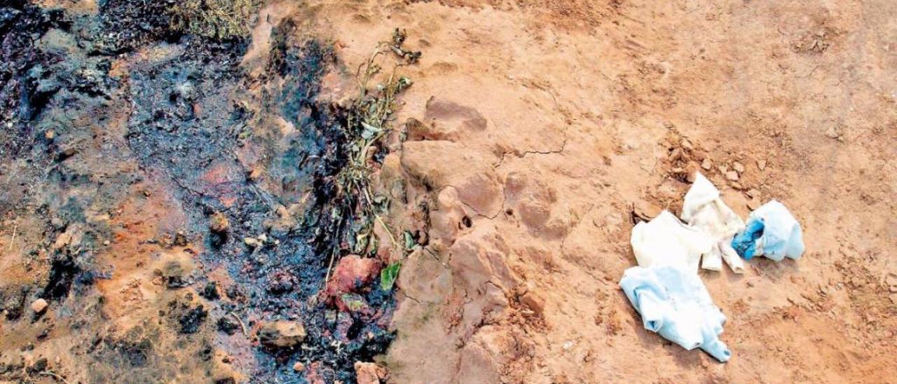 Lugar en el que fue encontrado en 2004 el cadáver del joven calcinado en Bonrepòs.