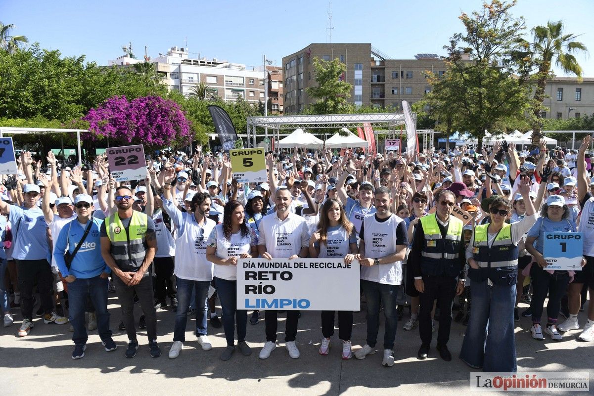 Todas las imágenes del reto de limpieza del río Segura en Murcia