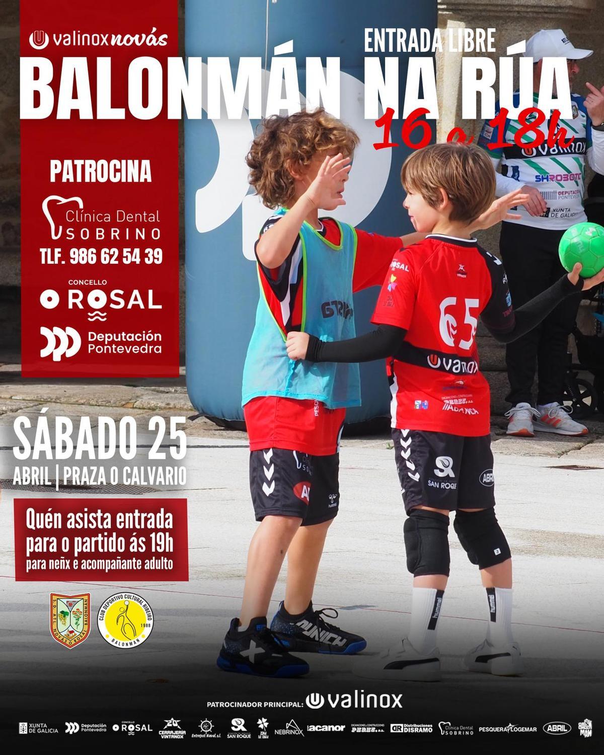 Valinox organiza Balonmán na Rúa