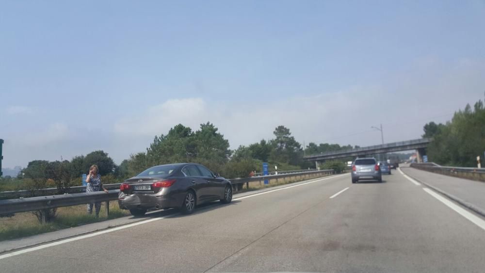 Un accidente en la "Y" provoca varios kilómetros de atasco en dirección Gijón