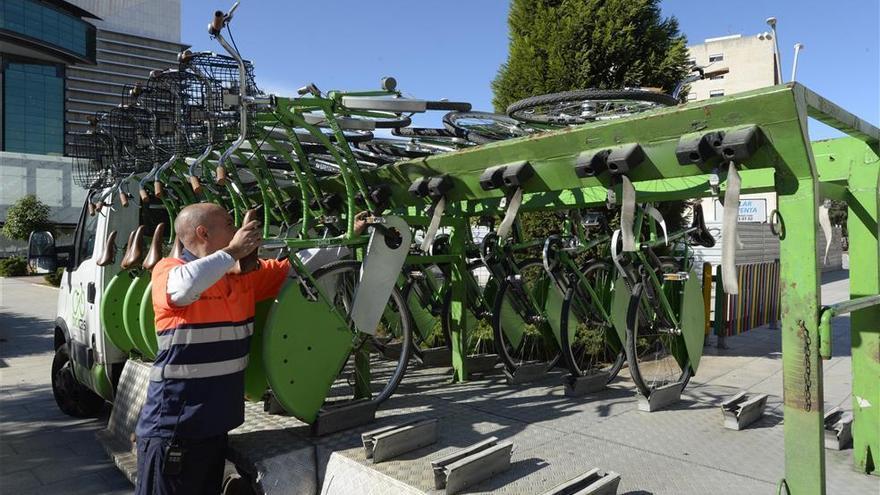 Castelló sensibiliza para paliar el repunte de daños y robos de bicis