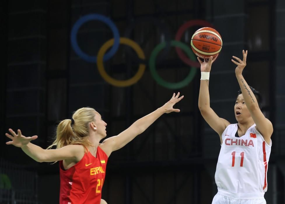 El China - España de baloncesto femenino, en fotos.