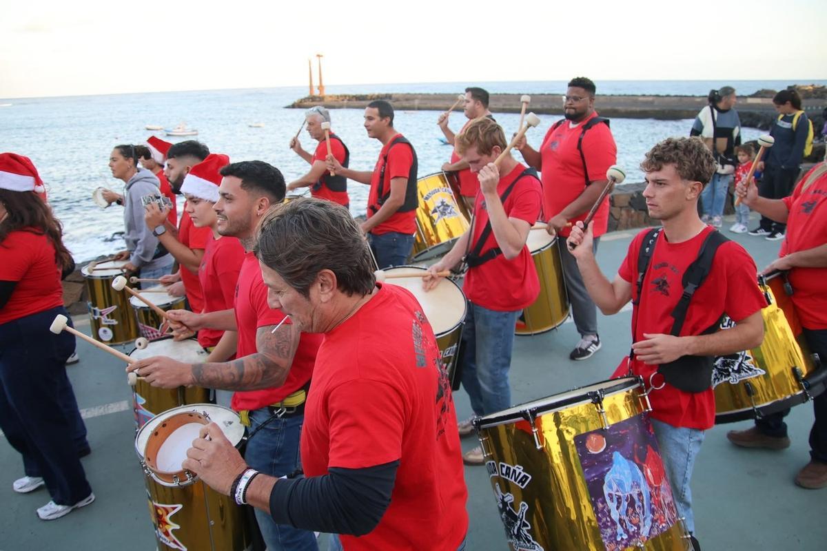 Pasacalle de Papa Noel en Costa Teguise
