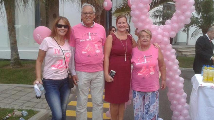 Caminata solidaria en San Bartolomé