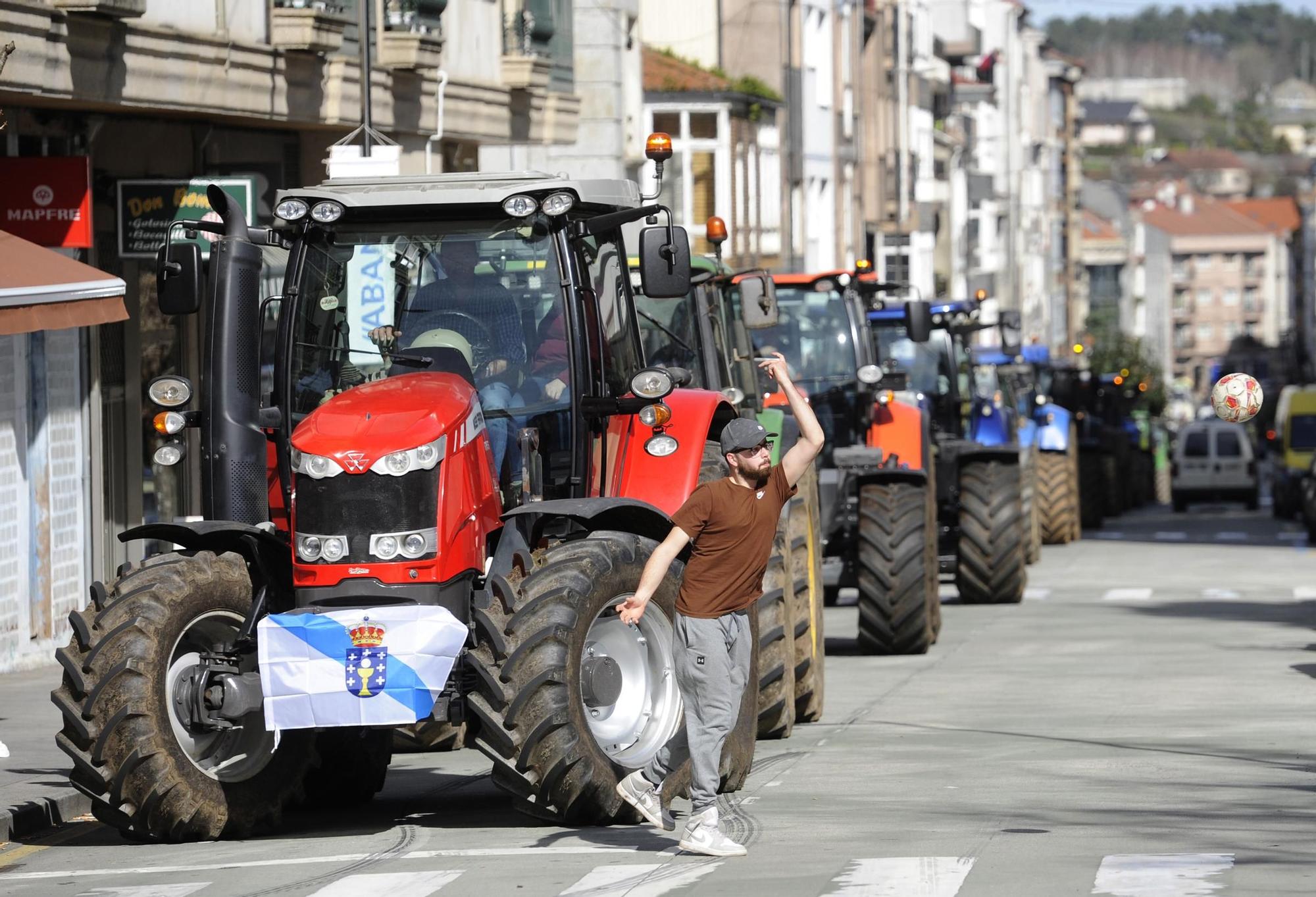 Protestas de los agricultores en Galicia