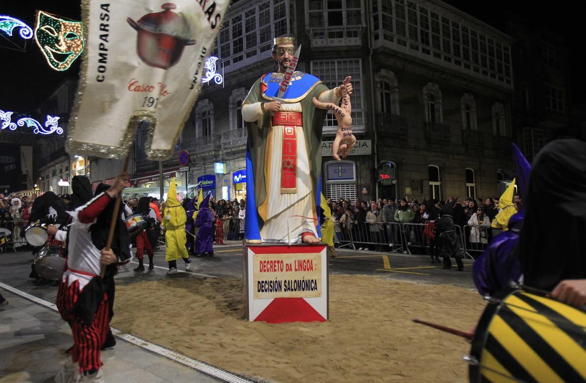 Meco del Entroido en Vigo de 2010.