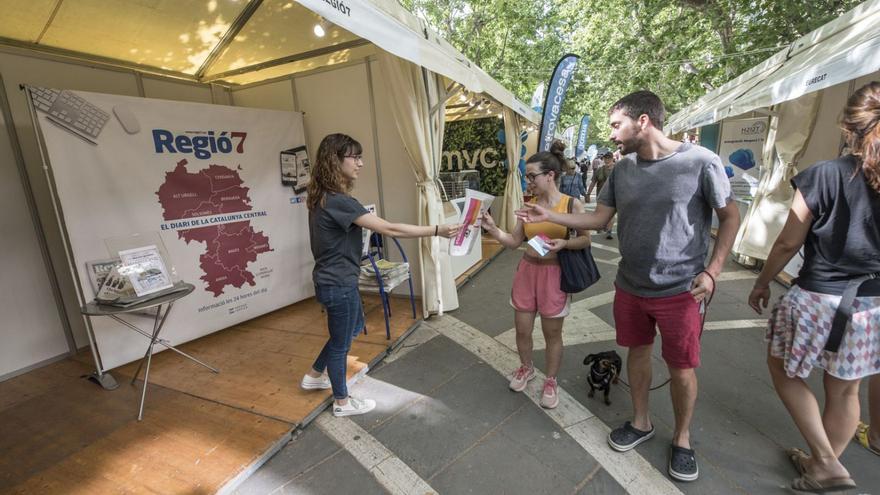 Regió7, present a la fira amb un estand al primer tram del Pere III