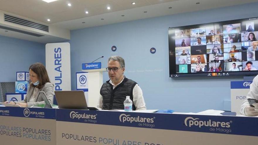 El PP de Málaga ha celebrado Comité Ejecutivo Provincial mediante medios telemáticos.