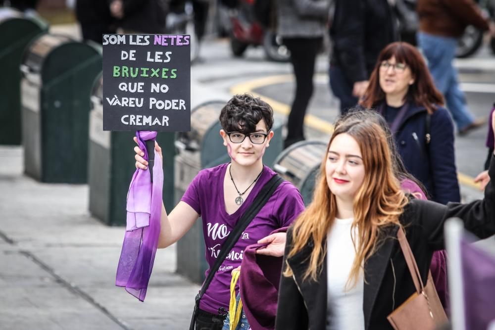 Manifestación del 8 de marzo en Alcoy.