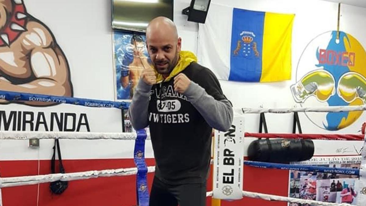 José Juan Padilla, 'El Paraca', durante uno de sus entrenamientos