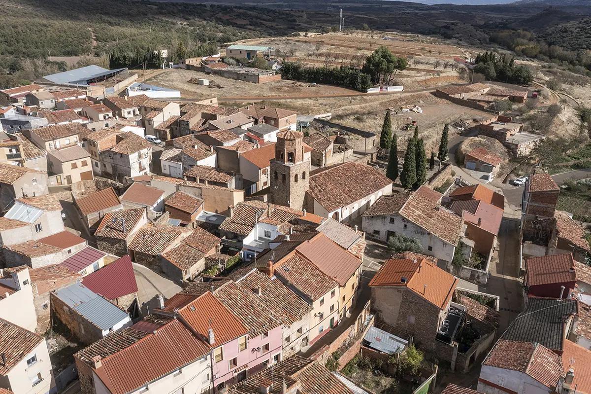 Panorámica de Litago, uno de los pueblos donde ganó Vox en las generales de 2023