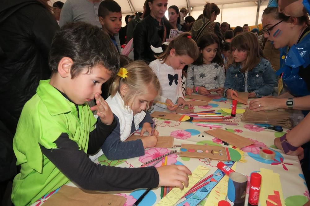 Los niños fueron los protagonistas ayer en el Carnaval de Arrecife