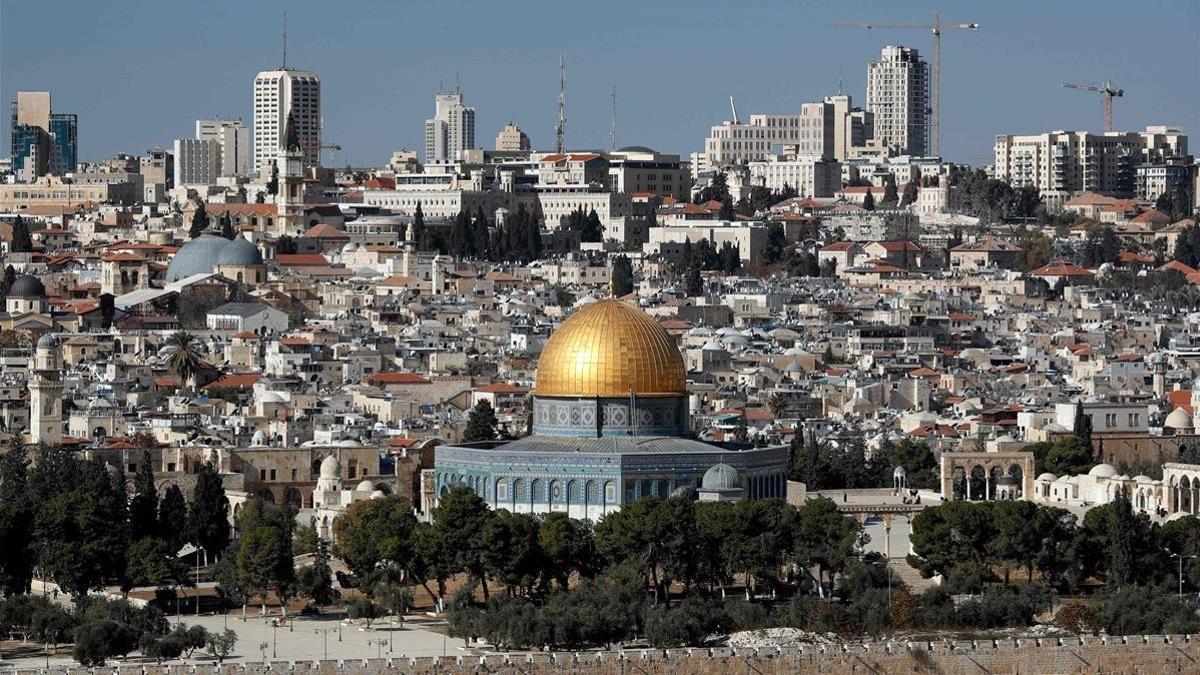 Vista de Jerusalén, fotografiada el 1 de diciembre.