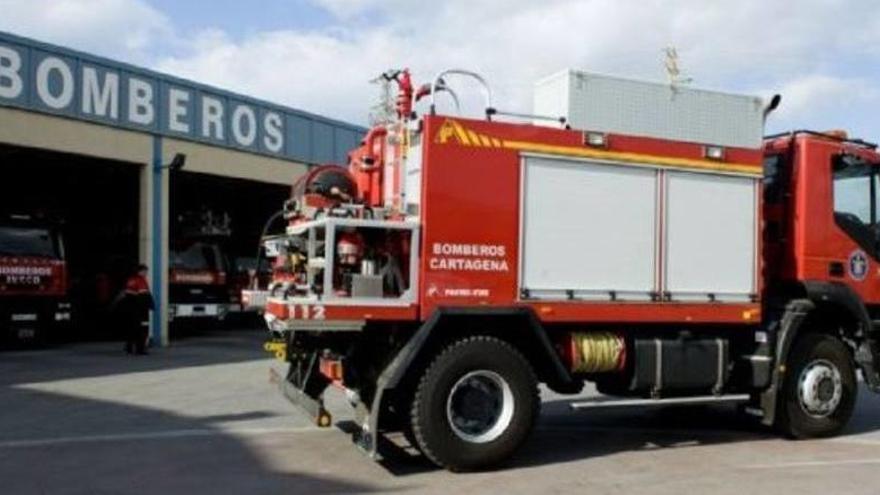 Vehículo de los Bomberos de Cartagena, en una foto de archivo.