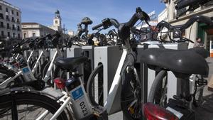 Bicimad, servicio municipal de bicicletas en Madrid.