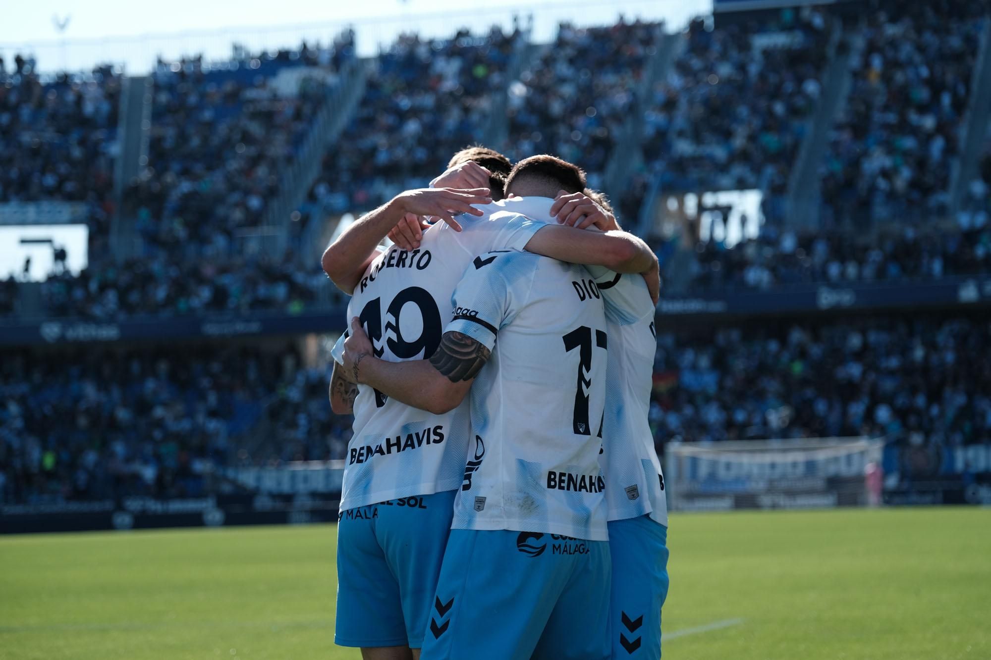 Una imagen del Málaga CF - Atlético Baleares en La Rosaleda.