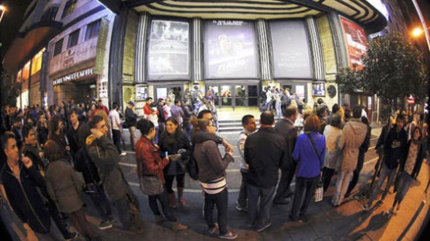 Los espectadores disfrutando de la Fiesta del Cine