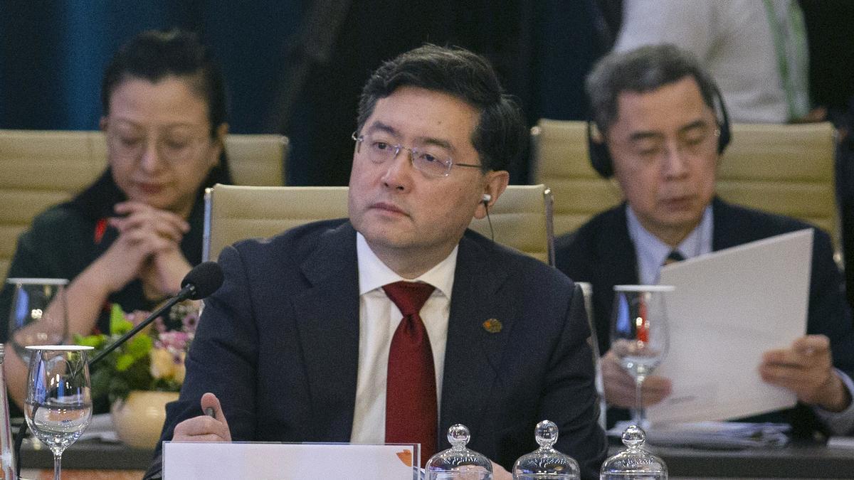 El ministro de Exteriores de China, Qin Gang.