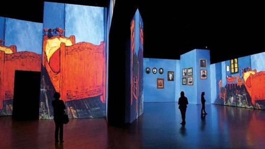 Experiència multisensorial amb 3.000 obres de Van Gogh