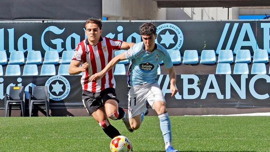 Remontada 'in extremis' del Celta Fortuna ante el Bilbao Athletic en Balaídos