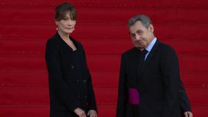 Carla Bruni y Nicolás Sarkozi