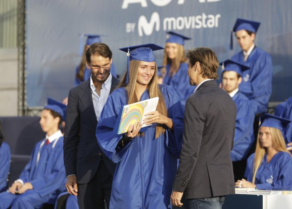 Rafa Nadal gradúa a sus tenistas