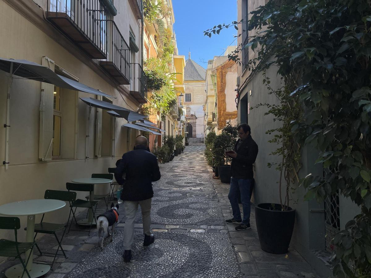 Calle Cabello, una esquina de Ollerías